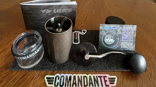 UNBOXING COMANDANTE C40 MK4 COPPER MOUNTAIN NITRO BLADE ComandanteGrinder [upl. by Lomax]