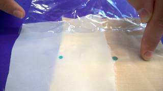 How to test the absorbency of fabric [upl. by Southworth]