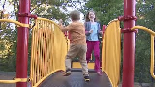 Elementary school community celebrates playground restoration in Silver Spring  NBC4 Washington [upl. by Tallia]