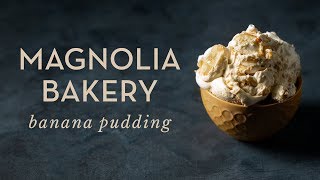 Magnolia Bakerys Famous Banana Pudding  Halal Copycat Recipe [upl. by Oicirbaf]