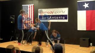 Comedy Sportz Improv San Antonio  Replay at Bernies [upl. by Enenaej337]