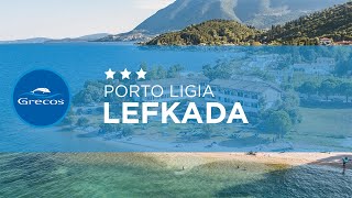 LEFKADA  Hotel Porto Ligia  GRECOS [upl. by Ahsiatal333]