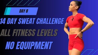 32 MINUTES HIIT FULL BODY FAT BURNING WORKOUT  Homeworkout  Day 8 Sweat Challenge [upl. by Diao113]