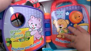 Quick Snippet Review Fisher Price Teddys Shapes and Colors Interactive Storybook In Store [upl. by Ardnassela]