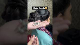 How To Make Hair Beads 😳 How To Make Hair Beads At Home youtuber hairstyle hairbeads [upl. by Gautier]