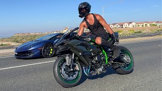 NINJA H2R TOP SPEED [upl. by Neelra386]