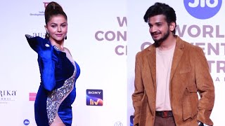 Munawar Faruqui Rubina Dilaik Karan Johar at Red carpet of 71st Miss World Finale [upl. by Ellinad]