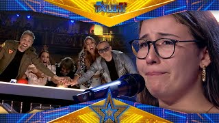 CANTA con LENGUA DE SIGNOS y gana el PASE DE ORO GRUPAL  Audiciones 8  Got Talent España 2022 [upl. by Llerral]