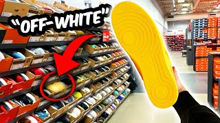 Found OFF WHITE Sneakers At The NIKE OUTLET [upl. by Light]