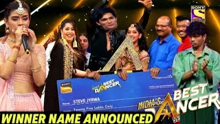 indias best dancer season 4 winner name announcedkarismakapoorgrandfinaledanceperformance [upl. by Yarrum]