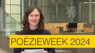 Poëzieweek 2024 Hannelore Goeman [upl. by Aeirdna]