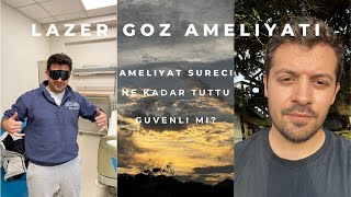 Hayatımda verdiğim EN IYI KARAR  NO TOUCH Lazer Göz Çizdirme Ameliyatı [upl. by Clough]