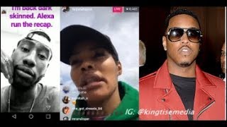 Iman Shumpert Threatens Jeremih After Teyana Taylor Goes Off On IG Live amp Leaves Their Tour [upl. by Gardal]