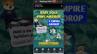 Baby Doge PAWS Airdrop Claim update babydogepawsairdrop [upl. by Iover257]