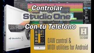 Controlar Studio One Con tu Telefono [upl. by Eelanej]