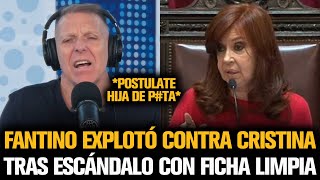 FANTINO EXPLOTÓ CONTRA CRISTINA TRAS EL ESCÁNDALO EN DIPUTADOS [upl. by Isac]