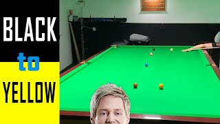 Neil Robertson Black to Yellow EXHIBITION Shots old  Snooker Exhibition [upl. by Iviv]