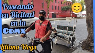 Un paseo en Bicitaxi en la CDMX🤭 [upl. by Otreblon]