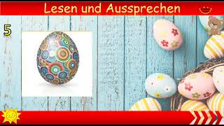 Frohe Ostern  Happy Easter  Deutsch lernen  Learn German [upl. by Euqirdor]