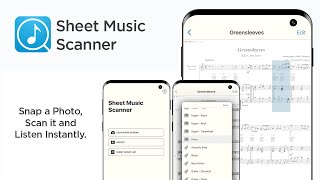 Sheet Music Scanner App Preview [upl. by Eustashe443]