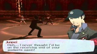 Persona 3 Fes Boss Junpei and Koromaru quotThe Answerquot English [upl. by Gimpel]