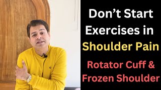 Shoulder Pain Relief Treatment Frozen Shoulder Treatment Rotator Cuff Exercises Shoulder Recovery [upl. by Airehtfele]