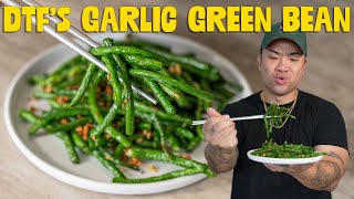 How to Make Din Tai Fung Garlic Green Beans at Home in Less Than 10 minutes for 5 [upl. by Kado]