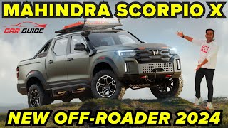 Mahindra Scorpio X Launching Soon  Mahindra Pick Up Truck  Off Road Features  Toyota Hilux Rival🔥 [upl. by Munro877]