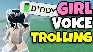 Trolling With A Girl Voice Roblox VC [upl. by Jensen288]