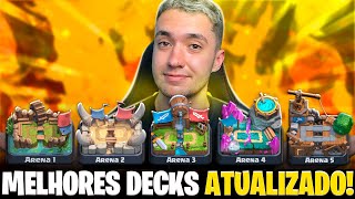 MELHOR DECK DA ARENA 1 ATÉ A ARENA 5 EM 2023 ATUALIZADO NO CLASH ROYALE [upl. by Nunnery513]