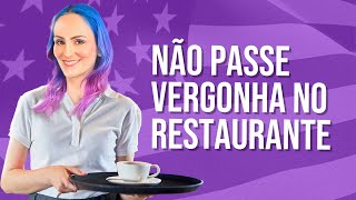 Parte 1 100 PRINCIPAIS FRASES EM INGLÊS │ Inglês no Restaurante [upl. by Zaob335]