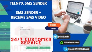 Telnyx SMS Sender 2022 [upl. by Hilten354]