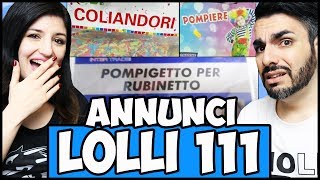 PUNTATA EPICA non è uno scherzo 111  Annunci Lolli 111 [upl. by Yrakaz693]