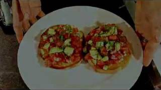 Easy Recipe Avocado and Basil Bruschetta [upl. by Astrid]