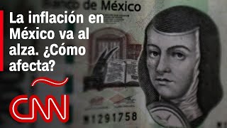 ¿Cómo afecta que la inflación en México vaya a la alta y las tasas de interés vayan a la baja [upl. by Plank648]