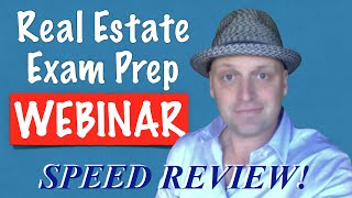 1 Hour Real Estate Exam Review with Irene [upl. by Euridice]