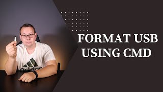 How to Format USB Using CMD Command Prompt Windows 10 [upl. by Stedt865]