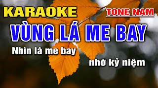 Vùng Lá Me Bay Karaoke Nhạc Sống Tone Nam I Beat Mới Dễ Hát Nhất I Karaoke Lâm Hiền [upl. by Araem]