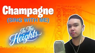 Champagne Usnavi Part Karaoke In The Heights  DuetReady You Sing as Vanessa [upl. by Adnalohs]