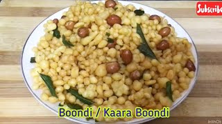 Boondi Recipe  Kara Boondi  Sweet Shop Style Boondi  AksHar Creations [upl. by Wittie6]