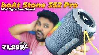 boAt Stone 352 Pro  14W Signature Sound  IPX5 Water Test [upl. by Kaule671]