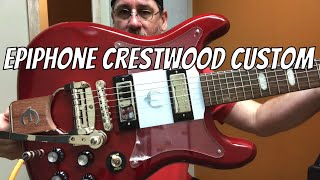 Epiphone Crestwood Custom Demo [upl. by Morissa]