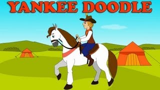 Yankee Doodle Nursery Rhyme with Lyrics [upl. by Newo]