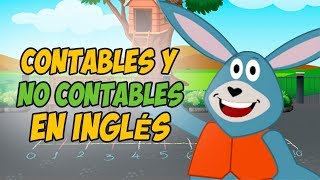 Los Contables y NO Contables en INGLÉS para niños  Countable and Uncountable nouns [upl. by Alexi]