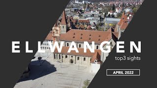 Ellwangen Top 3 Sights April 2022  Basilika Stadtkirche Schloss Wallfahrtskirche 4K UHD [upl. by Schwing]