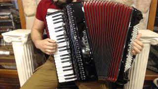 BELTSTUIVH120BK  Black Beltuna Studio IV Piano Accordion LMMH 41 120 6999 [upl. by Lisan556]