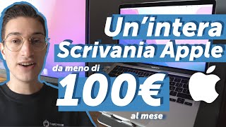 Come avere unintera Scrivania Apple da meno di 100€ al mese Ecco Noleggio TrenDevice [upl. by Llewxam]