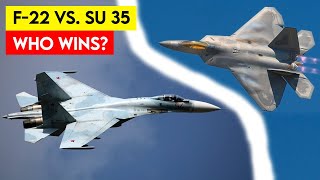 F22 vs Su 35 – Which Fighter Jet will Win the Battle [upl. by Byron]