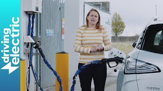 How do you fill up a hydrogen car  DrivingElectric [upl. by Ocsicnarf]