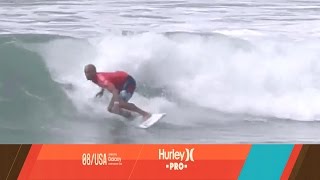 Kelly Slater vs Gabriel Medina vs Owen Wright  Hurley Pro at Trestles 2015 [upl. by Aifas]